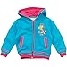 Animal Crazy Girls Cute Giraffe Long Sleeved Zip Through Hoody - Aqua - 12/18 Months