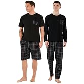 Buratti Pamuklu Regular Fit Kareli 2'li Paket Pijama Takımı Erkek PİJAMA TAKIMI 657200120S2