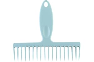 MUZRUNQ Spostamento della scopa strumenti di pulizia del pettine per pulire gli strumenti di pulizia dei capelli di scopa con manico e foro appeso utilizzato per pulire in camera da letto e scarichi del bag