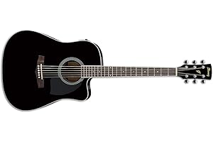 Ibanez Performance Series PF15ECE-BK - Full Size Electro-Acoustic Guitar - Black High Gloss