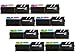 Produktbild Mémoire PC - G.Skill Trident Z RGB 64 Go (8x 8 Go) DDR4 2400 MHz CL15 - Kit Quad Channel 8 barrettes de RAM DDR4 PC4-19200 - F4-2400C15Q2-64GTZR avec LED RGB (garantie 10 ans par G.Skill)