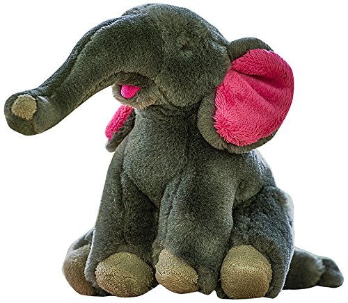 Fluff and Tuff Edsel the Elephant Durable Plush Dog Toy