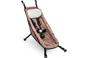 Croozer, Babysitz Red Patterned, Nanna Bag Kit Für Trailer, Rot, Unisex-Adult