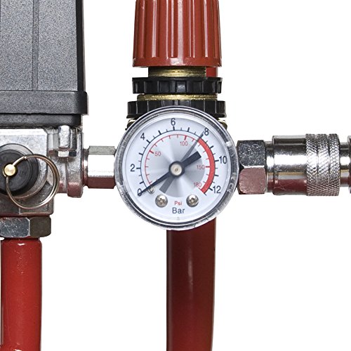 Einhell Kompressor TH-AC 200/40 OF (1,1 kW, 40 L, Ansaugleistung 140 l /min, 8 bar, ölfrei, große Räder und Haltebügel) - 3