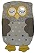 Hot Water Bottle With Knitted Brown & Gold Owl Design Cover By Pippa Simmons Design