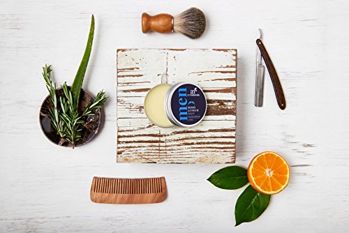 ArtNaturals Bartwachs und Schnurrbart Balsam Pomade – 60g – Leave-In Conditioner & Wichse – Pflege, Stil, Halt und Form – mit Arganöl, Mango-Butter, Jojoba-Öl und Bienenwachs - 6