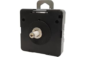 KD89 UTS - Mouvement/Mécanisme Quartz pour Horloge - Accessoires Inclus, vis de Serrage, accroche Murale, écrou de Serrage, rondelle Caoutchouc - Made in Germany (Canon Long - 20,1mm)