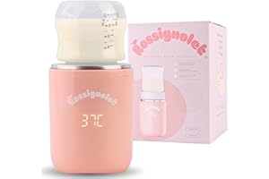 Rossignolet® Chauffe-Biberon Nomade Lait Maternel | Sans fil rechargeable | Chauffe Rapide en 4min | Compacte et léger | Compatible avec Philips Avent/MAM/Suavinex | Maison, Voyage, Voiture...