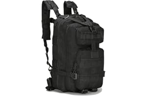 Lawaia 30L Sac à Dos Style Militaire, Sac À Dos Multifonction Molle Assaut Pack Tactique Combat Sac à Dos pour Trekking Randonnée Camping Pêche Escalade Alpinisme ou Utilisation Quotidienne
