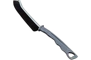 LERYVEO Spazzola per la pulizia delle fessure delle fessure | Spazzola per la pulizia delle fessure con setole dure | Spazzolino da bagno | Spazzola a setole dure per la pulizia di bagno, cucina, doccia, WC