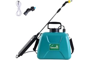 KKnoon Pulvérisateur Électrique de Jardin Rechargeable - 5L, Pulvérisateur d'Épaule, Bouteille d'Arrosage Atomiseur pour Plantes