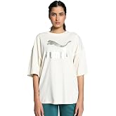 PUMA CLASSICS Oversized Logo Tee Polo Tiş&ouml;rt Kadın