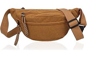 Bieiyhe Sac à Bandoulière Tendance pour Femme, Banane pour L'extérieur, Fanny Pack Réglable, à La Taille Ceinture, à Main Fashion, de Hanche Fait, Sacoche