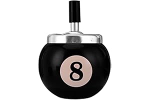 LdawyDE Posacenere da Esterno, Ø12CM Acciaio inossidabile chiuso Posacenere a vento per esterni con coperchio