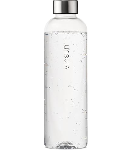 MUKOKO Borraccia In Vetro Borosilicato 600 Ml Con Cannuccia E Manicotto Silicone – Senza BPA, A Prova Di Perdite, Per Palestra E Outdoor – Colore Nero
