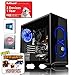 Price comparison product image ADMi GAMING PC (Intel Pentium G4560 3.5Ghz, Nvidia GTX 1050Ti 4GB Graphics Card, HDMI, 8GB 2400MHz DDR4 , 1TB HDD, 500W Bronze PSU, Coolermaster Masterbox 3.1 Blue LED Gaming Computer Case, Windows 10, Wifi)