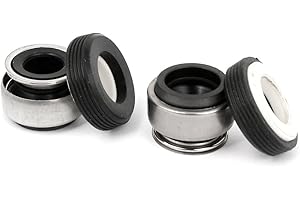 UXCELL sourcing map Ressort métallique soufflets caoutchouc 14mm diamètre intérieur joint mécanique 2Pcs