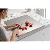 Paslanmaz &Ccedil;elik Tezgahlık ve Tezgah Koruyucu &ndash; Tek B&uuml;k&uuml;m Bariyerli 50x80 cm &ndash; 304 Kalite Outlet &Uuml;r&uuml;n