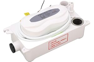 Focket Automatische Kondensatabsaugpumpe, 6.6ft Lift Kondensatpumpe mit Sicherheitsschalter, 100L/H Kondensatabsaugpumpe mit 0.63Qt/0.6L Wassertank für HVAC, Luftentfeuchter, Klimaanlagen