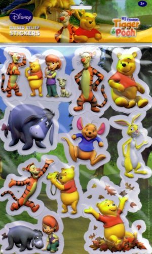 Disney – Winnie Pooh 3D Sticker Set ( 9 Stück) / Wandtattoos / Sticker - 2