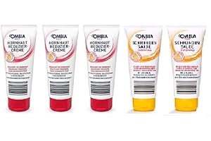 Ombia Med 3 x Hornhaut-Reduziercreme + 2 x 100 ml Schrundensalbe