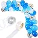 Produktbild Tatuo 112 Stück Ballon Girlande Kit Ballon Arch Garland für Hochzeit Geburtstag Party Dekorationen (Weiß Blau)