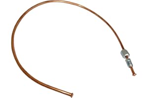 AERZETIX: Tubo per freno in rame Ø4.76mm con raccordi F10x1/M10x1 (60cm)