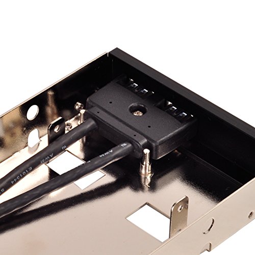 SilverStone SST-FP36B-E – Front Panel 3.5″ 2x USB 3.0 mit Halterung für 2x 2.5″ HDD/SSD, schwarz - 3