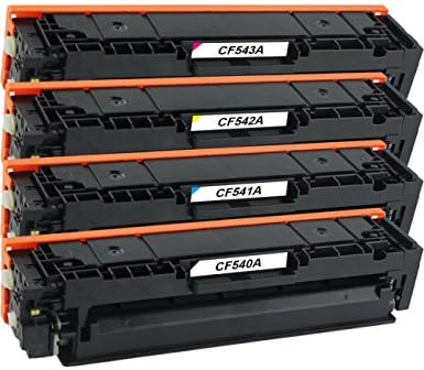 DOREE CF540 A CF543 A Toner Cartridges Compatibel with HP 540 A for HP Colour Laserjet Pro M254 HP Colour Laserjet Pro M280 HP Colour Laserjet Pro M281fdw HP Colour Laserjet Pro 280nw