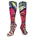 Produktbild NFHRREEUR Women Teens Girls Knee High Socks African American Women Graffiti Art Design Compression Socks Sports Athletic Socks Tube Stockings Long Socks Funny Personalized Gift Socks