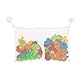 Produktbild Kofferorganizer Mode Baby Spielzeug Mesh Aufbewahrungstasche Bad Badewanne Puppe Organisieren Aufbewahrungstasche Kleidertaschen Packtaschen Reisetasche Koffertasche