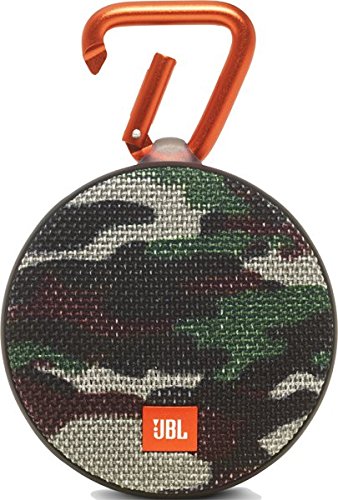 JBL Clip 2 Speaker Bluetooth, Waterproof, Ultra-Portatile, Ricaricabile con Microfono e Moschettone Integrato, Compatibile con Smartphone/Tablet e Dispositivi MP3, Militare