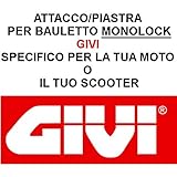 baul vespa lx 49  Casquillo Placa baúl específico SR105 Piaggio Vespa LX 125 2005 > 2014 Monolock Givi