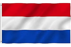 BGFINT Niederlande Fahne Flagge Nationalflagge mit Messing Ösen 90 x 150 cm Netherlands Flag 100g/qm
