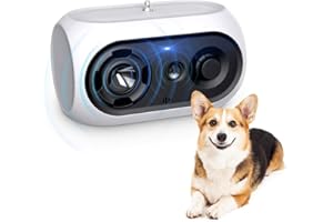 BUBBACARE Anti Barking Device, Rechargeable Dog Barking Deterrent Devices for Dogs, Stop Dog Barking Training Tool with 3 Adjustable Modes, Automatic Bark Control Deterrent for Small Medium Large Dogs