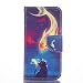 Produktbild Nancen Samsung Galaxy S5 / I9600 SM-G900F (5,1 Zoll) Hülle, Painted Bunt PU Leder Handytasche Bookstyle Flip Case - Praktisches Design mit Magnetverschluss Standfunktion Brieftasche und Karten Slot Hochwertige Wallet Etui /Lederhülle / Handy Schutzhülle Cover