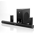 GOVO GoSurround 980 Dolby Digital | 525W Sound bar, 5.1 Channel Home Theatre, 6.5" Wired subwoofer, HDMI, Opt, AUX, USB & Bluetooth, 3 Equalizer Modes, Stylish Remote & LED Display (Black)