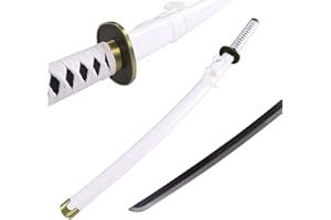 ZNLVZSH Roronoa Zoro Samurai Sword,Anime Cosplay Blade Katana Handmade Halloween Prop Wooden Model Sword Ninja Weapons Sword Toy For Adult Kids (size : 104cm/40.9in)(1pcs, Ichimonji)