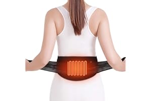 YOSOO HEALTH GEAR Ceinture Chauffante, Coussin Chauffant en Bas du Dos, Ceinture Chauffante Lombaire pour Soulagement de la Douleur Paralysants Abdominaux Abdominaux, Adapté aux Abdominaux