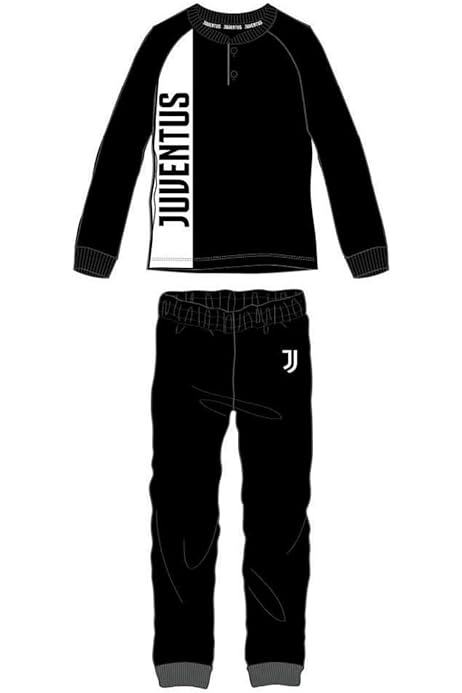 PIGIAMA TUTA BAMBINO RAGAZZO PILE CALDO ZIP SQUADRA JUVENTUS ART