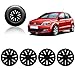 Auto Pearl - Premium Quality Car Full Caps Black 15inches Wheel Cover For - Volkswgen Polo RS.1349.00