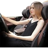 Viscofoam Carfort B&uuml;y&uuml;k Visco Ara&ccedil; Boyun Yastığı Ara&ccedil; I&ccedil;i Visco Boyun Destek Yastığı Gri - Ergo Travel