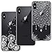 Produktbild blossom01 [3 Stück iPhone X Hülle, iPhone 10 Hülle, Cute Funny Kreative Cartoon Transparent Silikon Bumper für iPhone X / 10 - Löwenzahn & Panda & Mandala