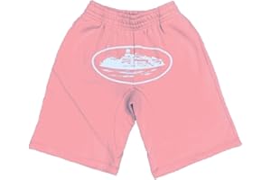 GENERIC Short Corteiz Confort Streetwise Corteiz Street Pocket Shorts, Hip Hop Style Cortez Shorts pour Hommes, Pantalons Cargo Vintage avec Plusieurs Poches, Retro Vintage Straight Shorts pour Les Couples