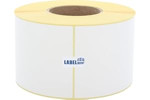 LABELIDENT Versandetiketten DHL, DPD, Fedex, GLS, Hermes, UPS - 4x6 Zoll - 100 x 150 mm - 1.000 Thermo-Eco Papier Etiketten auf 1 Rolle(n) mit 76 mm Kern, Thermodirekt Etiketten selbstklebend, Trägerperfo.