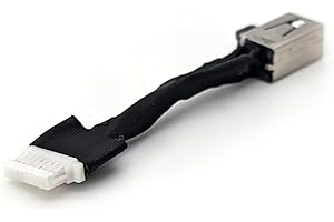 AJPARTS UK AJP Power Jack DC Charging Port Socket Connector for Dell Latitude 3410 3412 3510 E3410 E3412 E3510 Latitude 2 In 1 3310 P101F001 07DM5H 7DM5H CN-7DM5H 450.0KD0C.0041 450.0KD0C.0002 450.0KD0C.0001