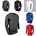 ROPALIA Men Sport Compression Wear Top Base Layer Long Sleeve Athletic T-Shirt