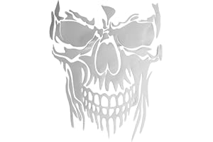 BAKERMICHE Autocollants de Crâne Stickers Tête de Mort en Halloween tête de mort et squelette Autocollants Stickers De Mort Skull Crâne pour ordinateur bagages,ordinateur portable,skateboard,voiture,moto Décor