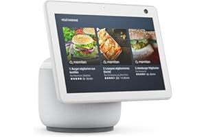 AMAZON Echo Show 10 (Nouvelle génération) | Écran connecté HD avec mouvement et Alexa, Blanc