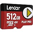 Lexar PLAY PRO MicroSDXC Express Card 512GB, up to 900MB/s Read, 600MB/s Write, Gaming-Optimized, A2, 4K, High-Speed Micro SD Memory Card for Handheld Consoles, Switch, Portable Gaming Device